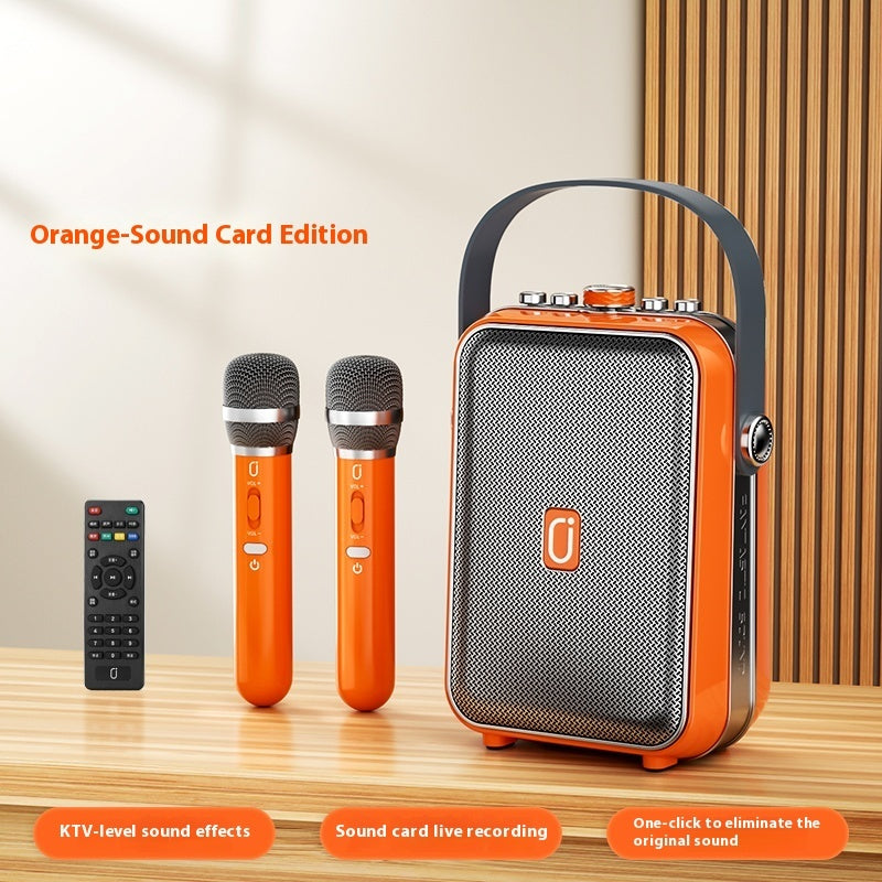 Outdoor Karaoke Audio Wireless Bluetooth Speaker Portable