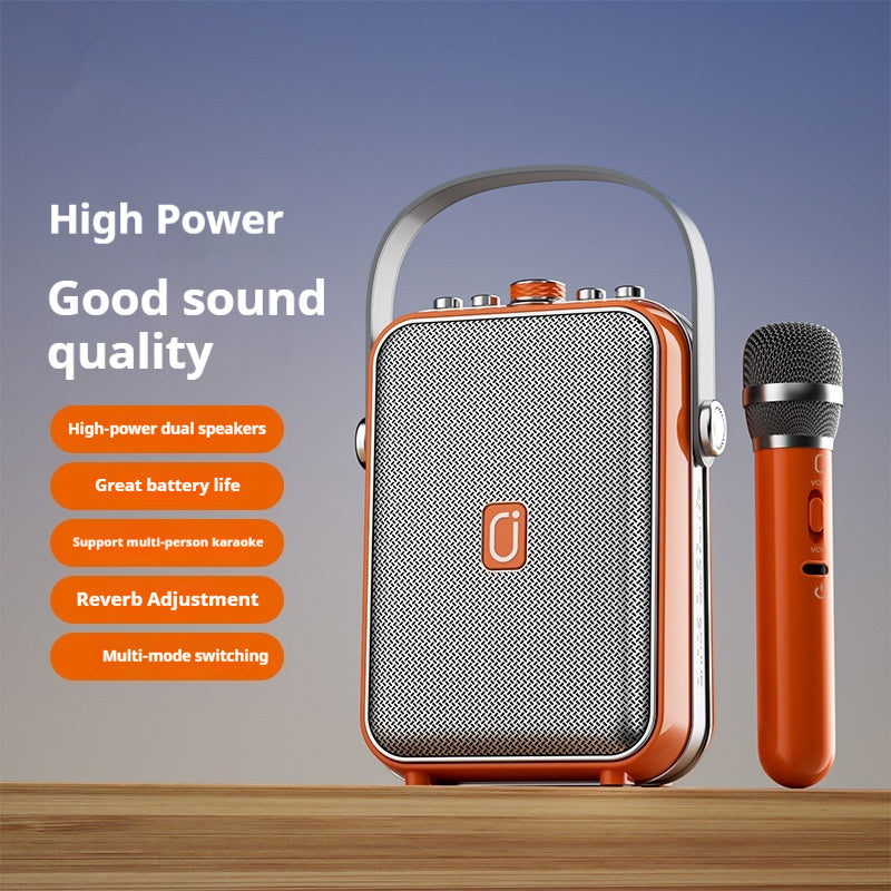 Outdoor Karaoke Audio Wireless Bluetooth Speaker Portable